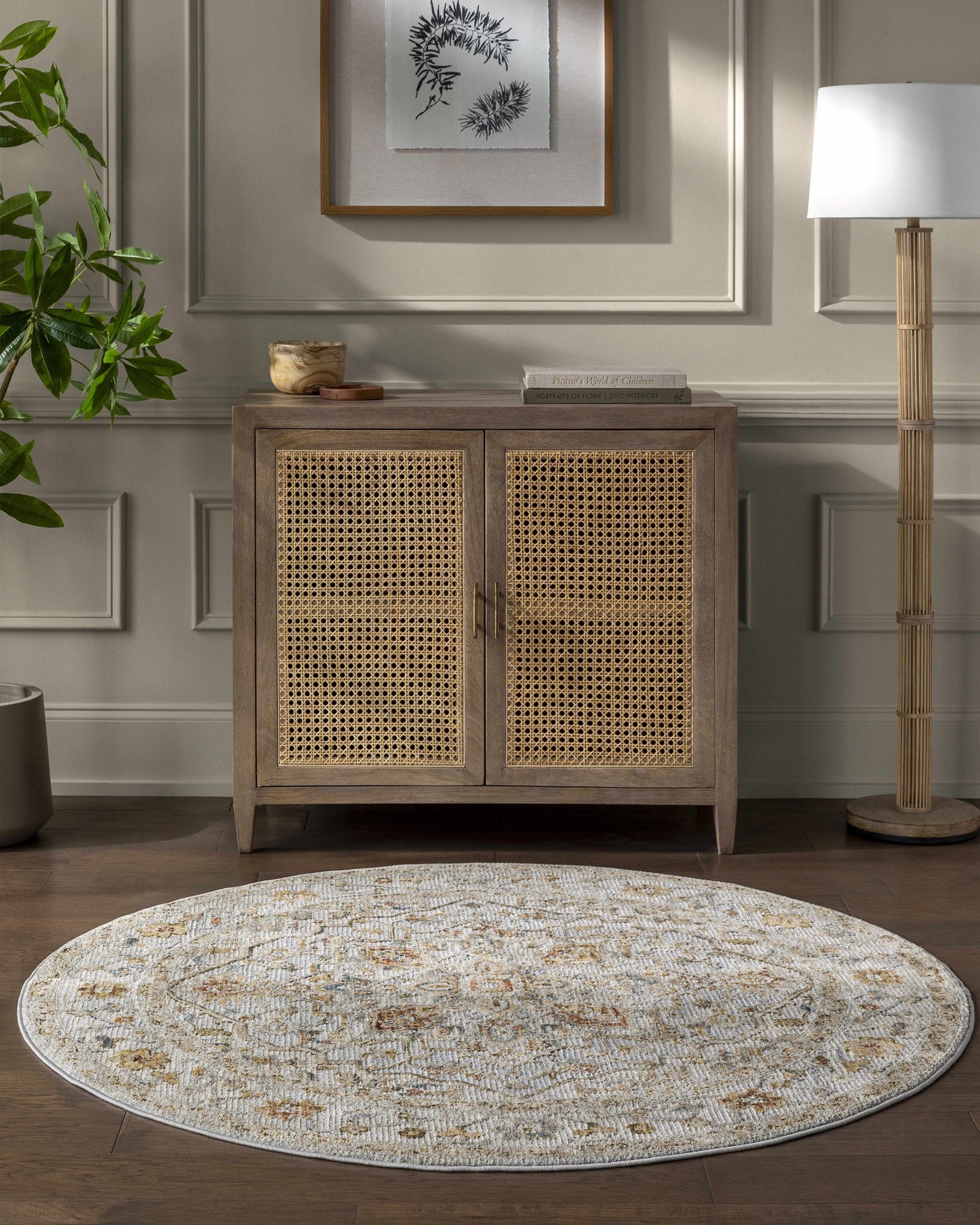 Huguley Floral Cream Luxe Rug