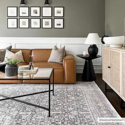 Hedda Vintage Flat Pile Washable Rug