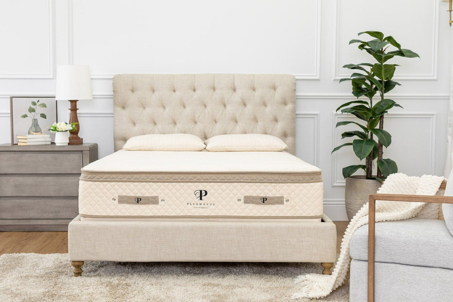Hybrid Latex Mattress - The Luxury Bliss - American Made - Made in the USA Mattresses - Quahog Bay Bedding