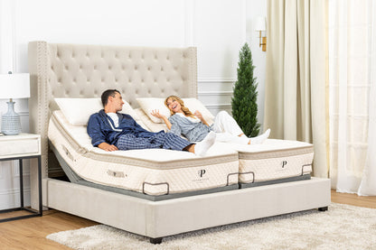 Hybrid Latex Mattress - The Luxury Bliss - American Made - Made in the USA Mattresses - Quahog Bay Bedding