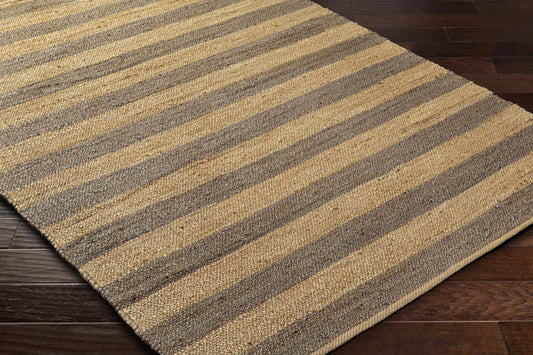 Ilkay Block Stripe Jute Rug - Quahog Bay Bedding