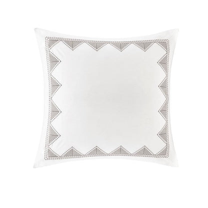 Isla Cotton Embroidered Euro Sham - Quahog Bay Bedding