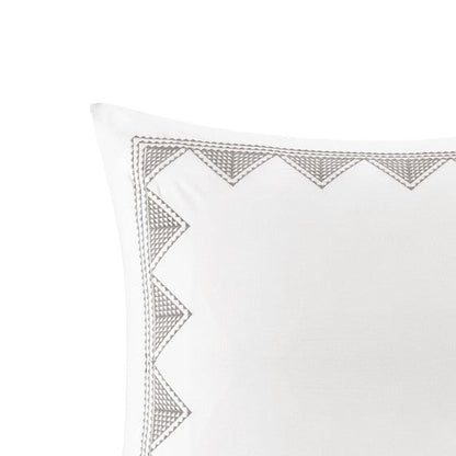 Isla Cotton Embroidered Euro Sham - Quahog Bay Bedding