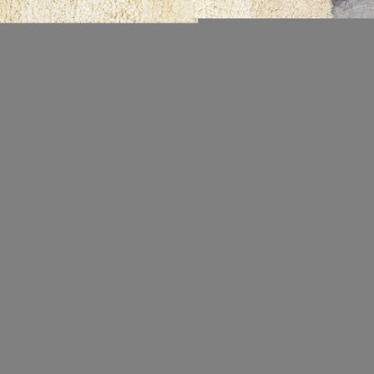 Kettering Solid Cream Wool Shag Rug