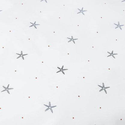 Starfish Coastal Sheets – King 100% Cotton Percale Sheet Set