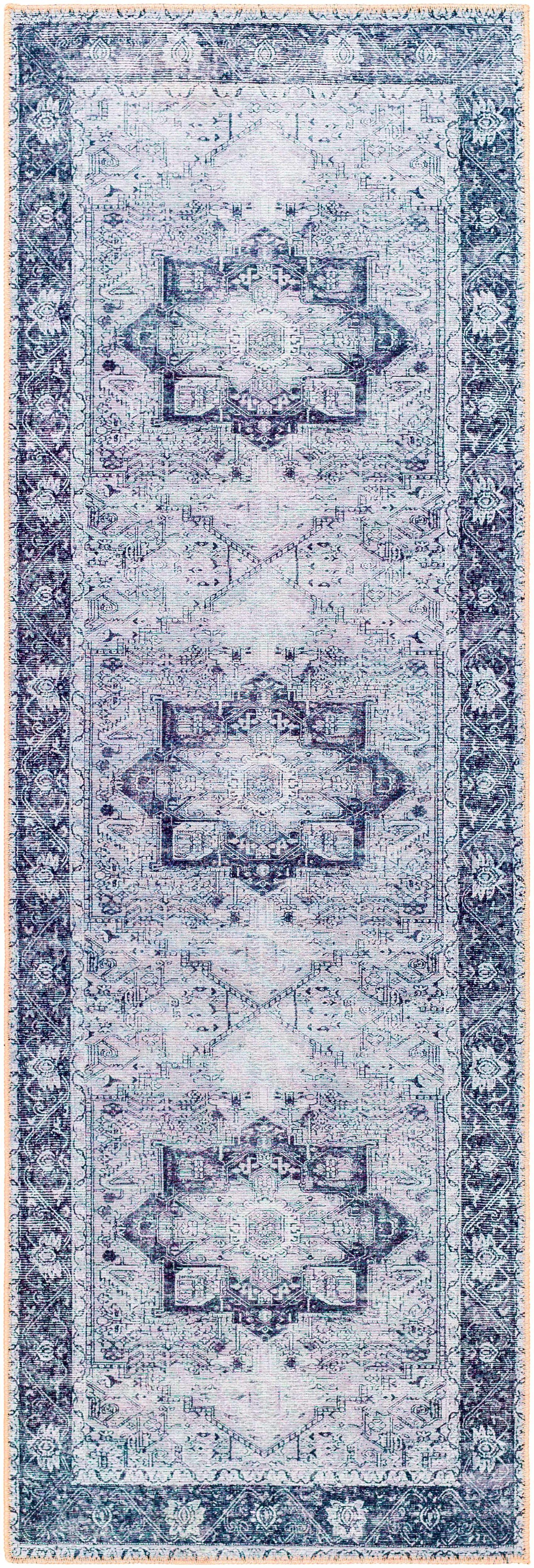 Rosman Black Washable Rug - Limited Edition