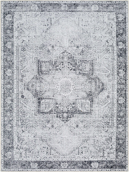 Rosman Black Washable Rug - Limited Edition