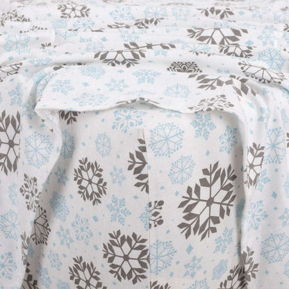 Kathy Ireland 100% Turkish Cotton Flannel Sheet Set - Quahog Bay Bedding