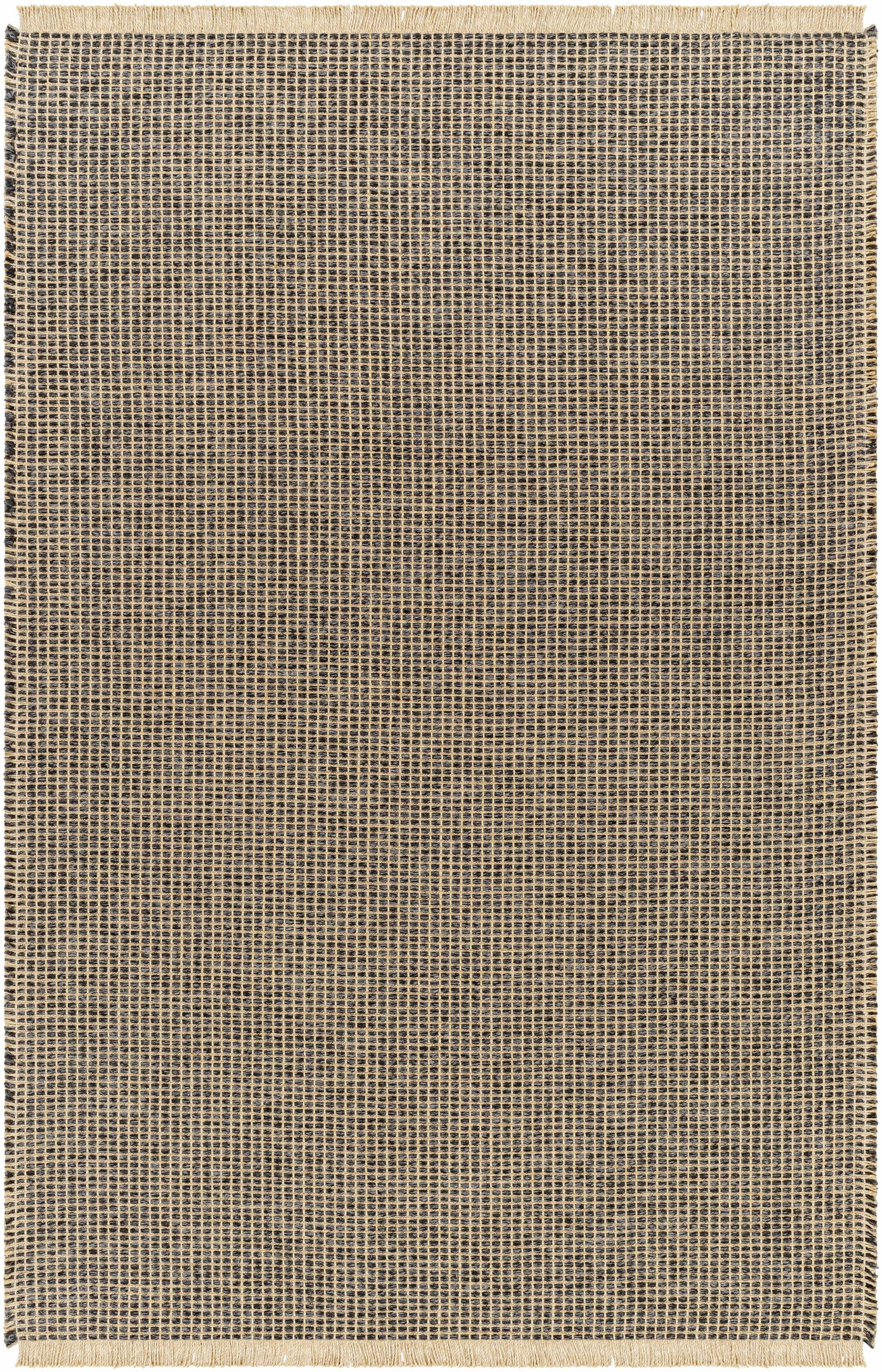 Kimi Jute Black Area Rug - Becki Owens x Livabliss - Clearance - Quahog Bay Bedding