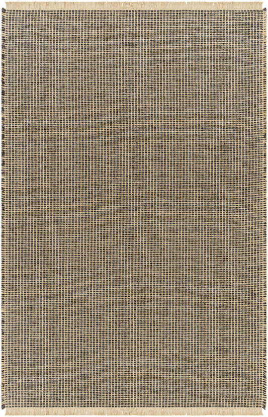 Kimi Jute Black Area Rug - Becki Owens x Livabliss - Clearance - Quahog Bay Bedding
