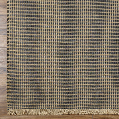 Kimi Jute Black Area Rug - Becki Owens x Livabliss - Clearance - Quahog Bay Bedding