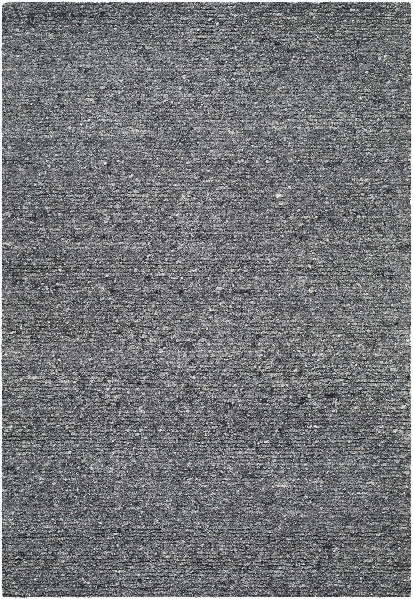 Winta Black Wool Area Rug