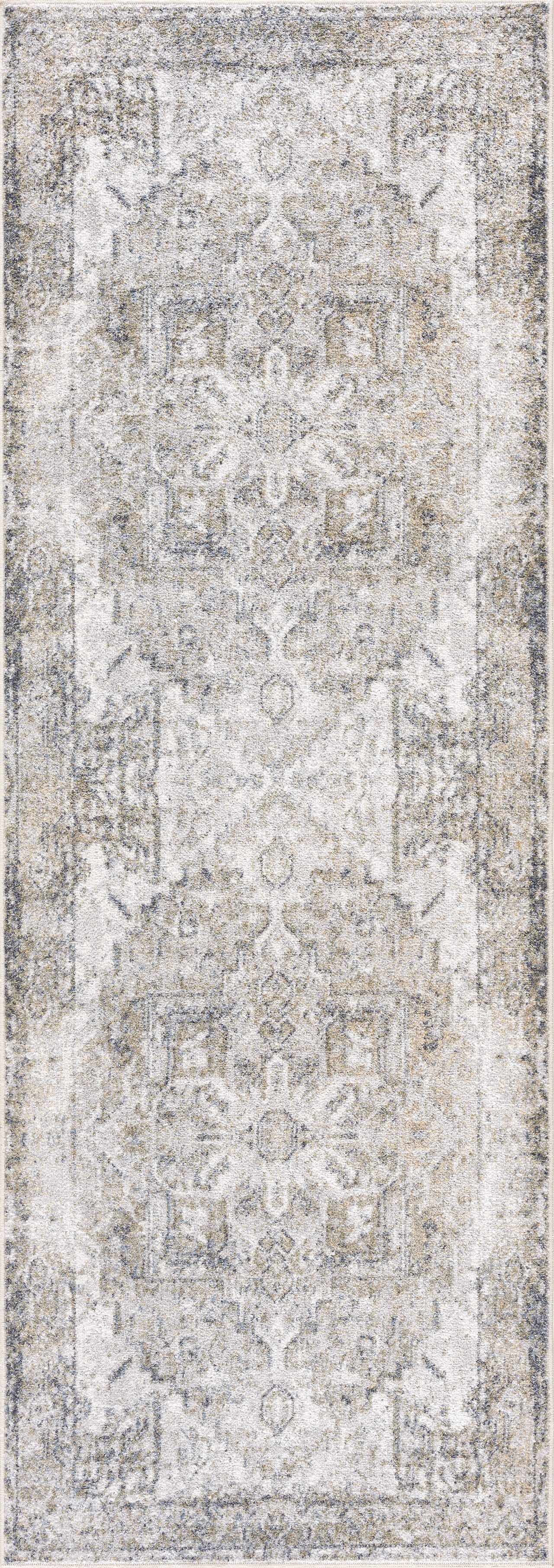 Hera Olive Flat Pile Washable Rug