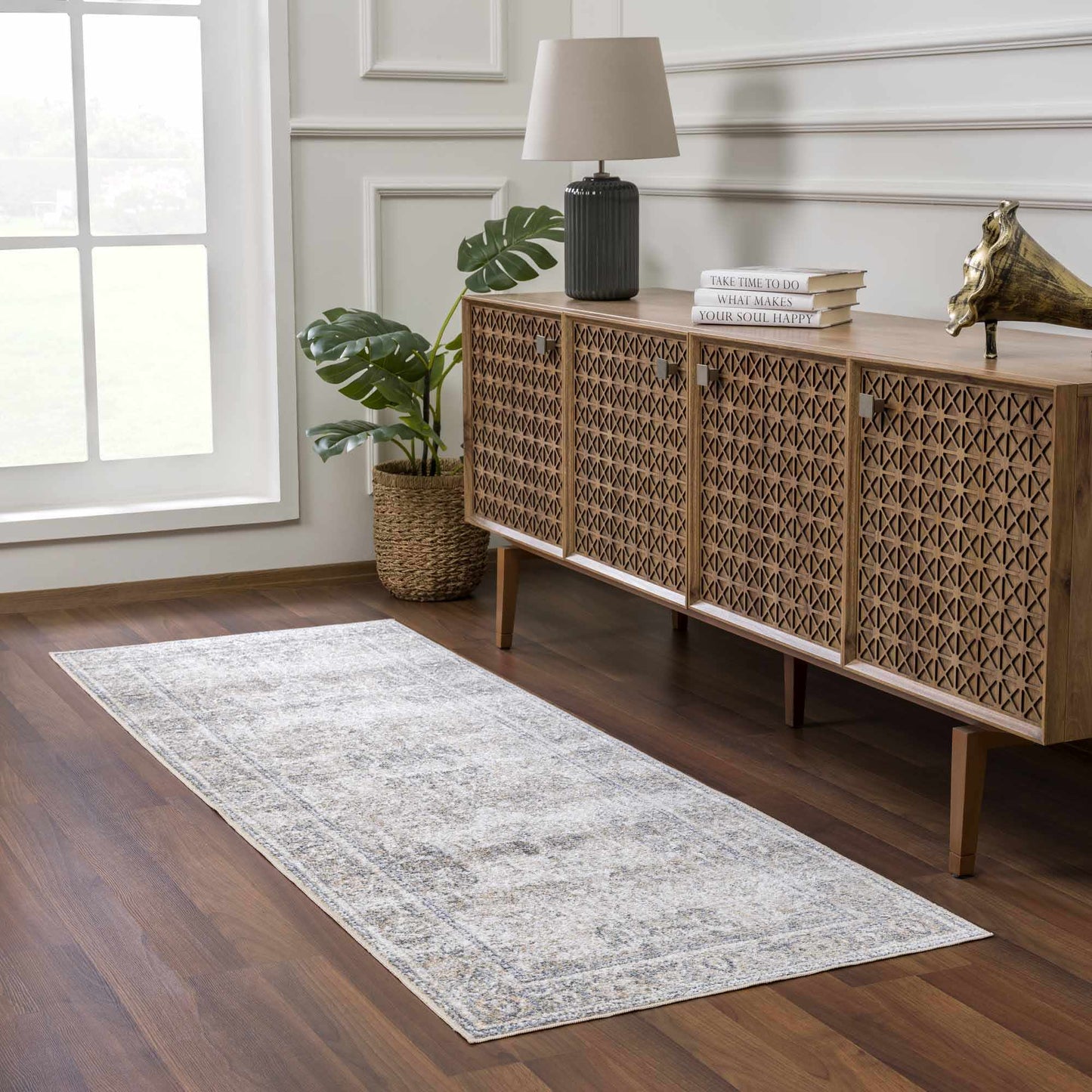 Arias Flat Pile Washable Rug