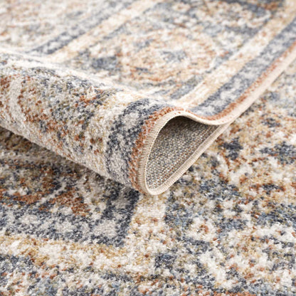 Arias Blue Flat Pile Washable Rug