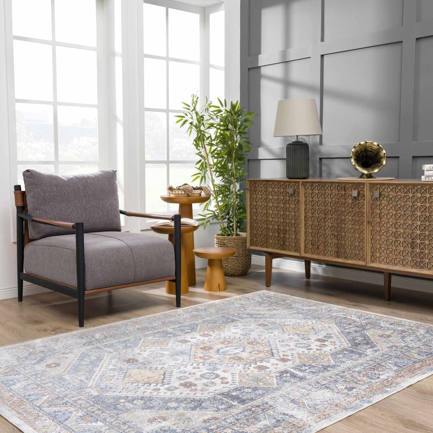 Afya Flat Pile Washable Rug
