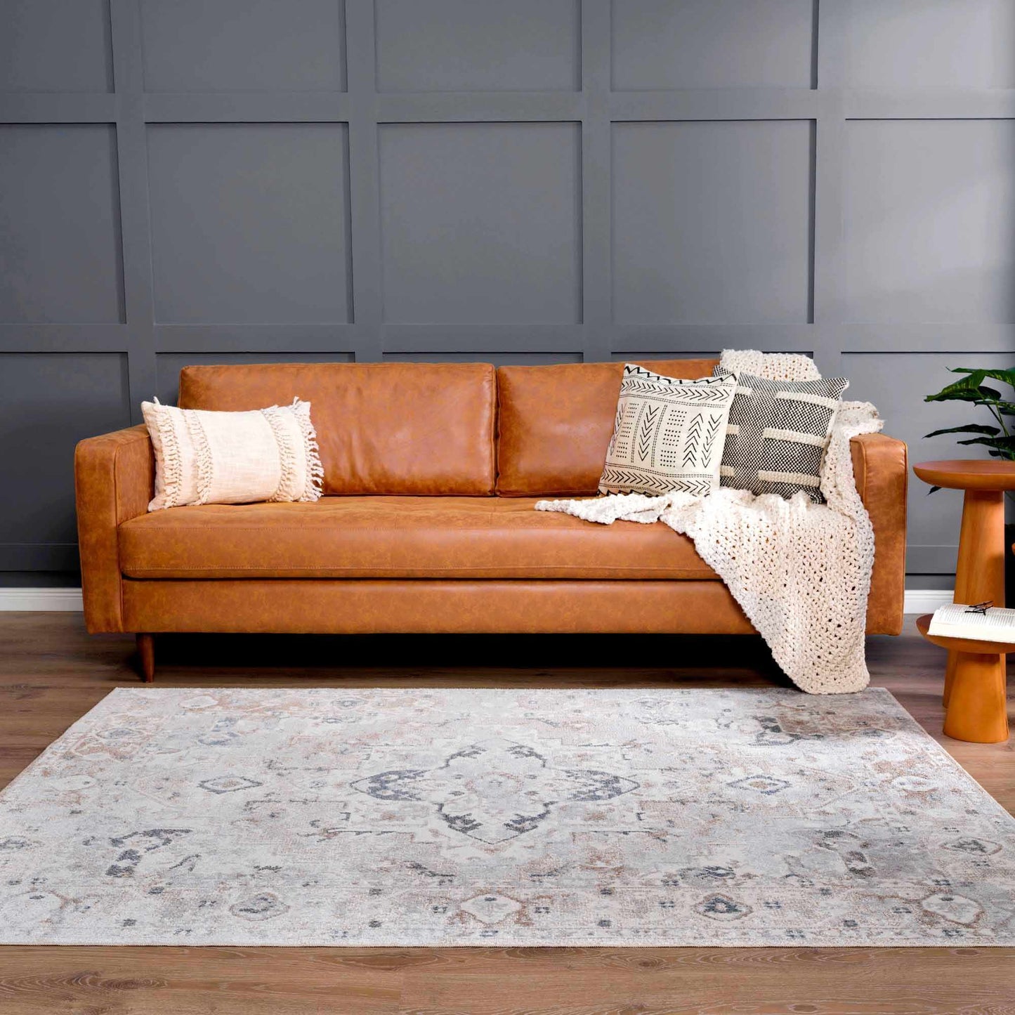 Dobry Flat Pile Washable Rug