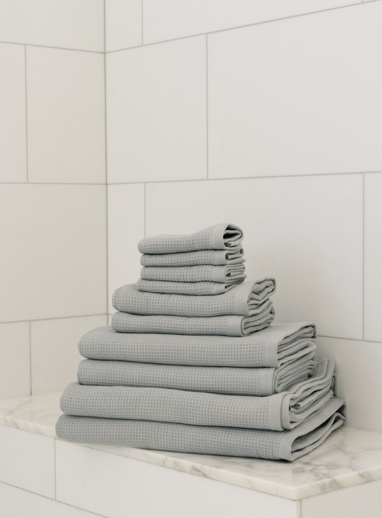 Complete Waffle Bath Towel Bundle