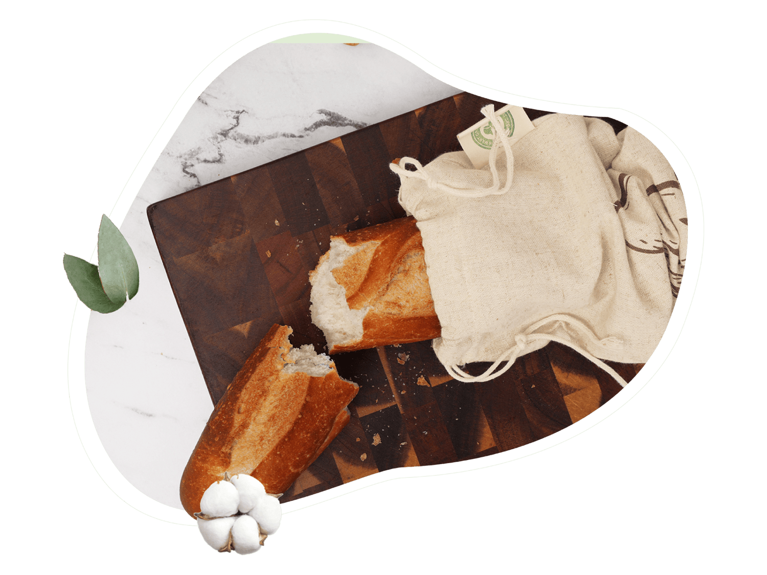 Linen Bread Bags - Quahog Bay Bedding