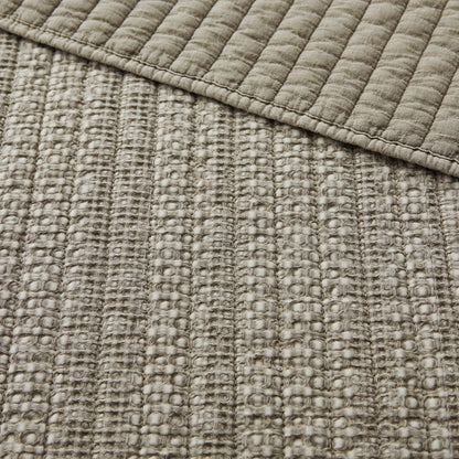 Loden Quilted Throw - Quahog Bay Bedding