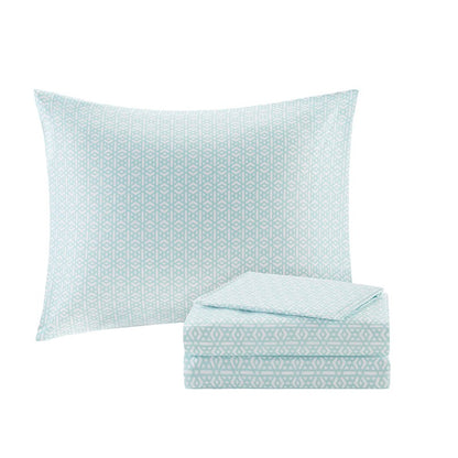 Loretta Coral Boho Comforter Set with Sheets