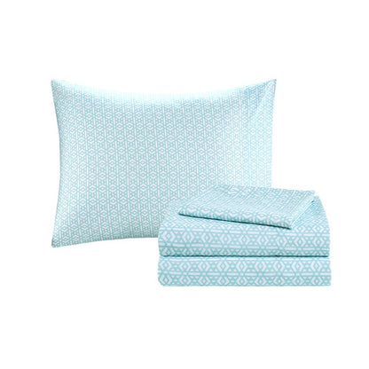 Loretta Navy Boho Comforter Set with Sheets