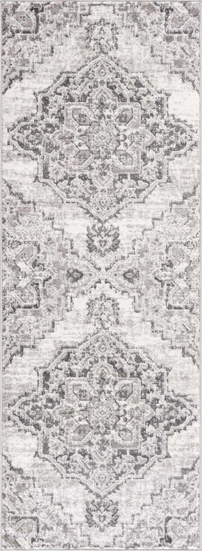 Elani Gray Medallion Rug