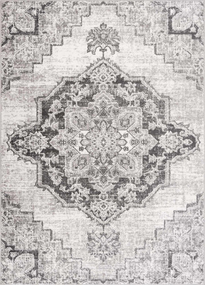 Elani Gray Medallion Rug