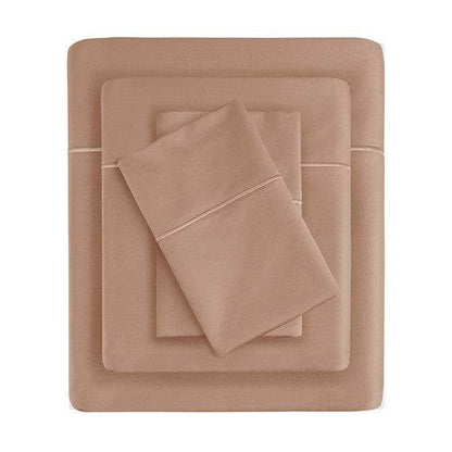 Madison Park Luxury 600TC 100% Pima Cotton Sheet Set With Beautiful Hem Stitching - Quahog Bay Bedding