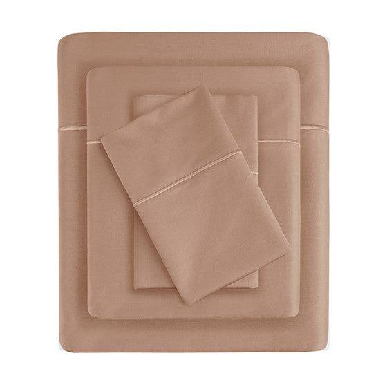 Madison Park Luxury 600TC 100% Pima Cotton Sheet Set With Beautiful Hem Stitching - Quahog Bay Bedding