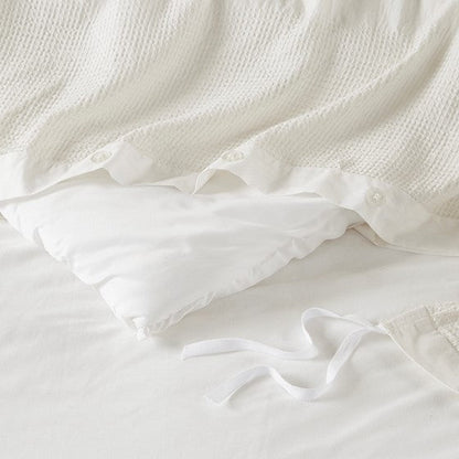 Madison Park Murphy Oversized Cotton Jacquard 8PC Comforter Set - Quahog Bay Bedding
