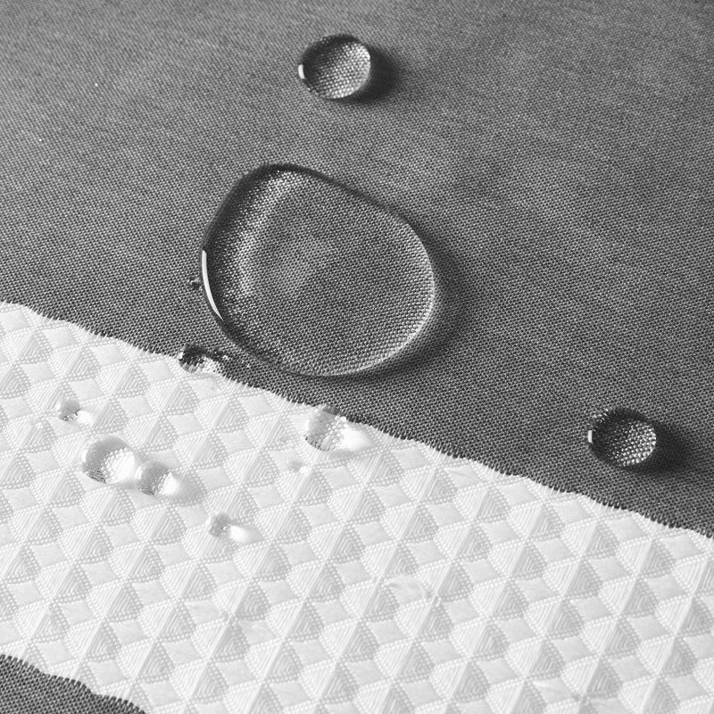 Madison Park - Spa Waffle Shower Curtain - Charcoal