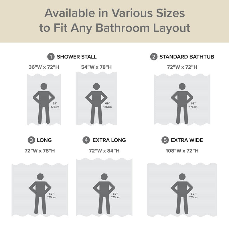 Madison Park - Spa Waffle Shower Curtain - Cream