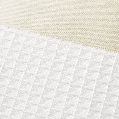 Madison Park - Spa Waffle Shower Curtain - Cream