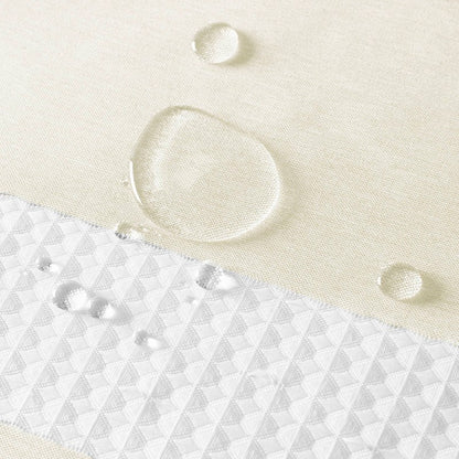 Madison Park - Spa Waffle Shower Curtain - Cream