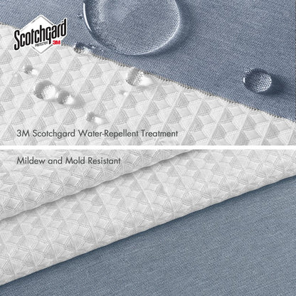 Madison Park - Spa Waffle Shower Curtain - Dark Blue