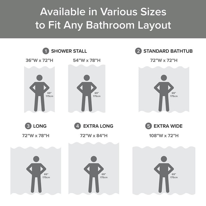 Madison Park - Spa Waffle Shower Curtain - Grey