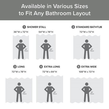 Madison Park - Spa Waffle Shower Curtain - Grey