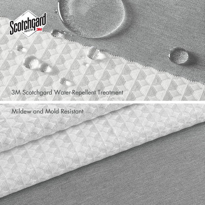 Madison Park - Spa Waffle Shower Curtain - Grey