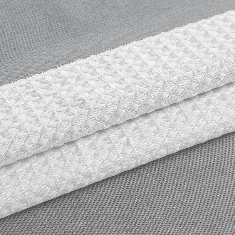 Madison Park - Spa Waffle Shower Curtain - Grey