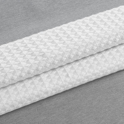 Madison Park - Spa Waffle Shower Curtain - Grey