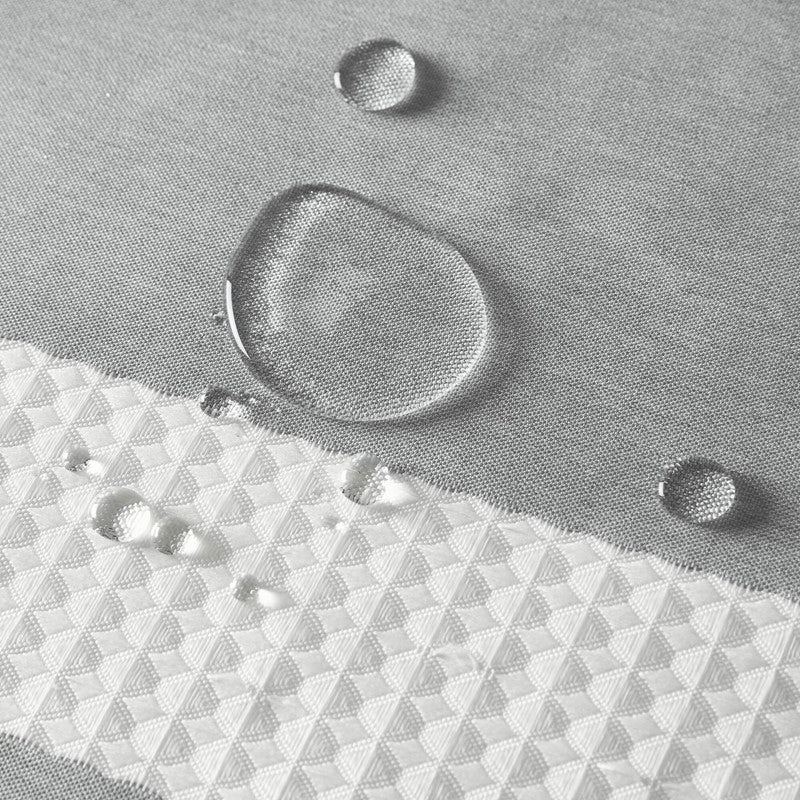 Madison Park - Spa Waffle Shower Curtain - Grey