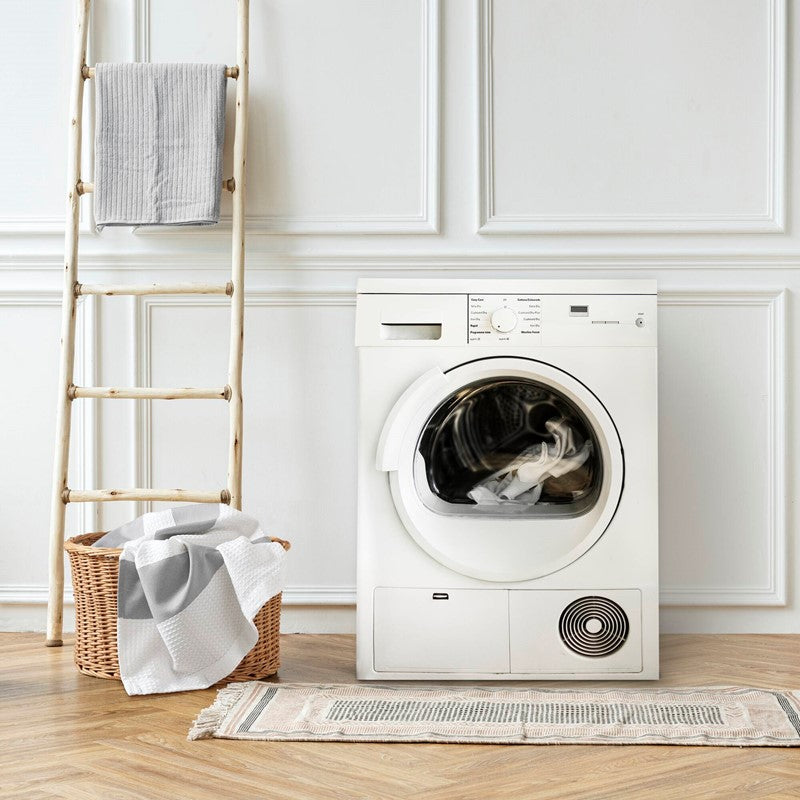 Madison Park - Spa Waffle Shower Curtain - Grey