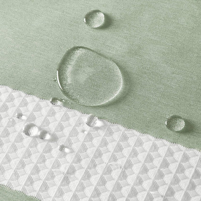 Madison Park - Spa Waffle Shower Curtain - Sage Green