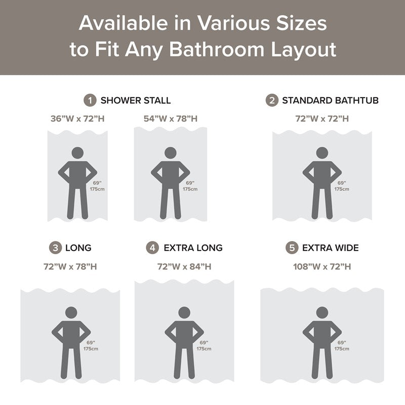 Madison Park - Spa Waffle Shower Curtain - Taupe