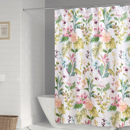 Malana Shower Curtain - Tropical Coastal Shower Curtains