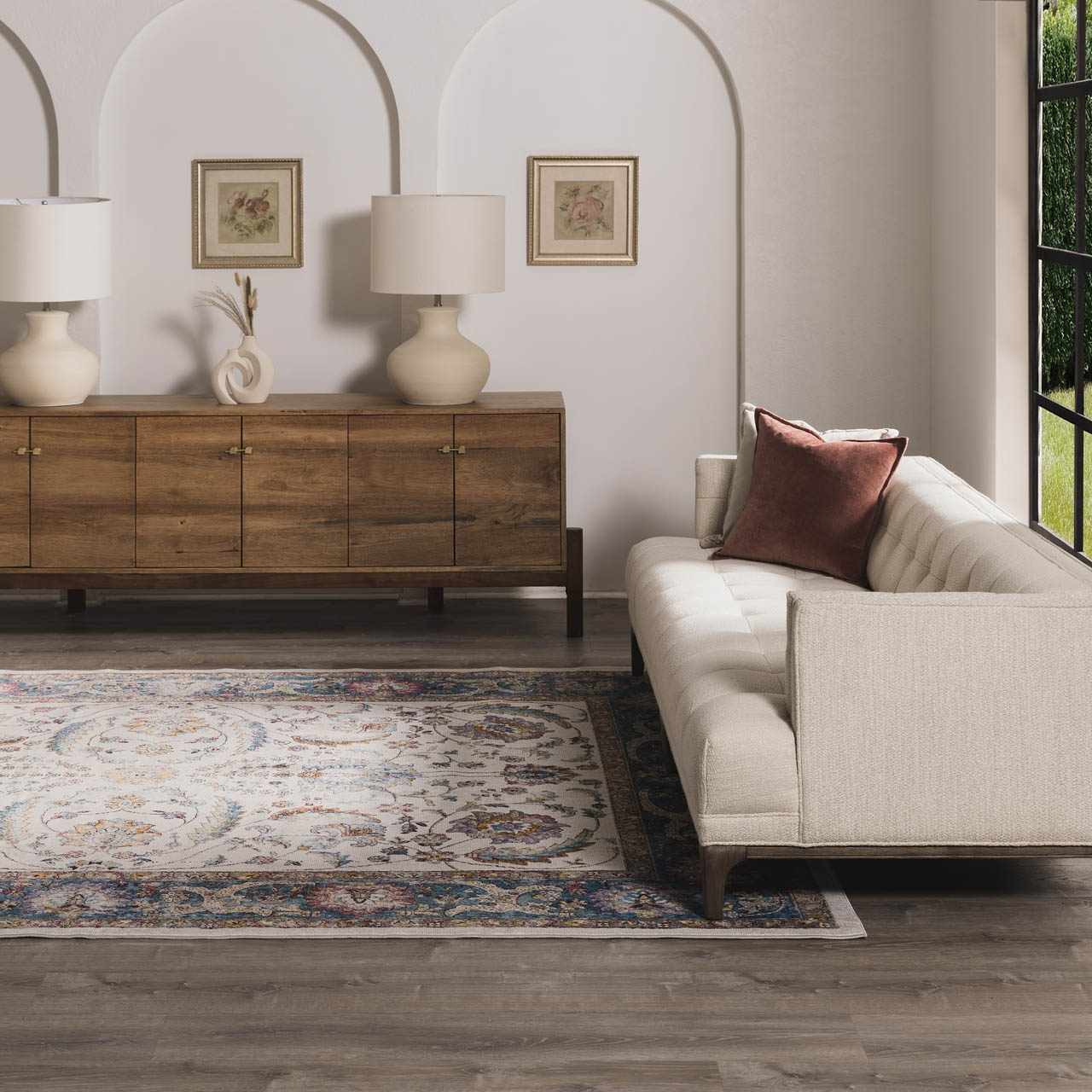 Mardina Colorful Area Rug - Clearance - Quahog Bay Bedding