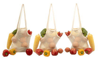 Mesh & Fabric Tote Bag - Quahog Bay Bedding