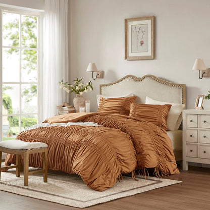 Mia Shabby Chic Ruched Comforter Set