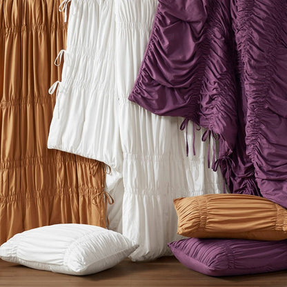 Mia Shabby Chic Ruched Comforter Set